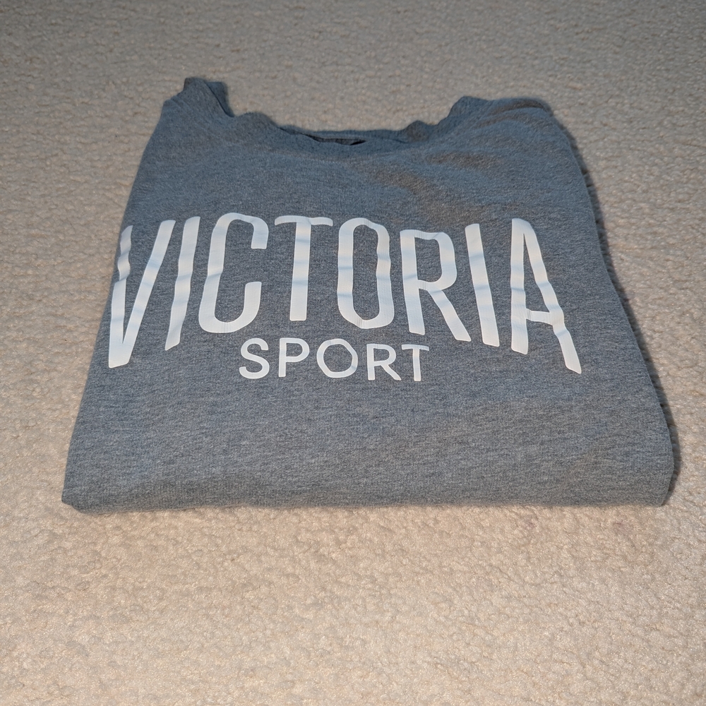 Victoria's Secret Gray Long Sleeve Shirt - Picture 3 of 4